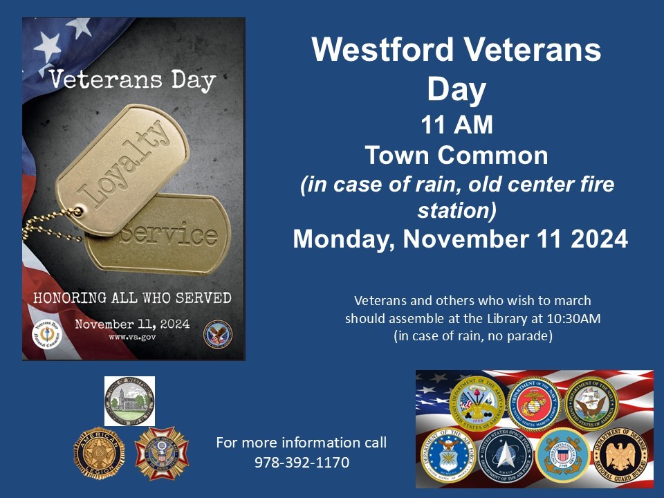 2024 Veterans Day flyer